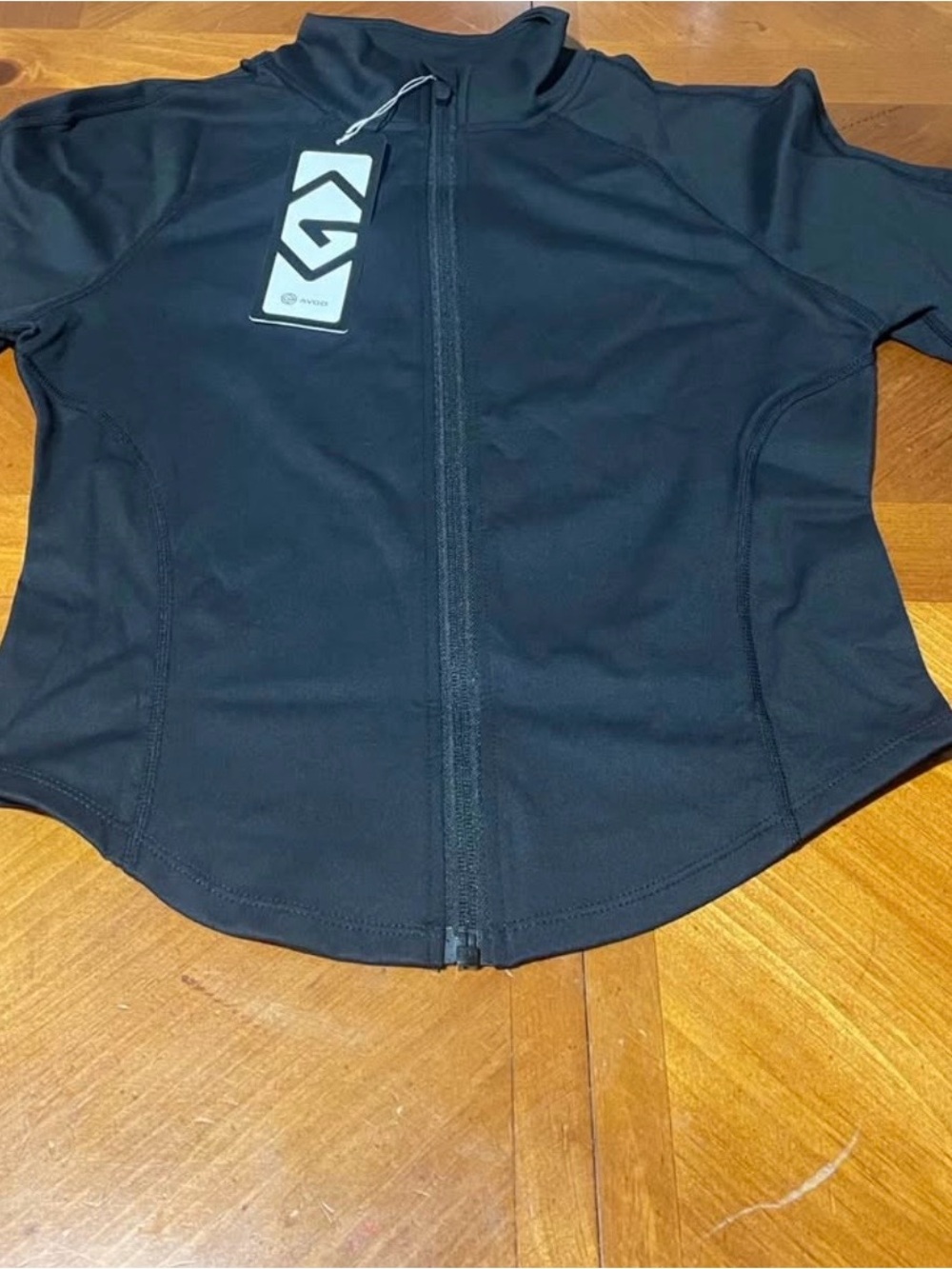 Women's Black Zip-Front Performance Jacket